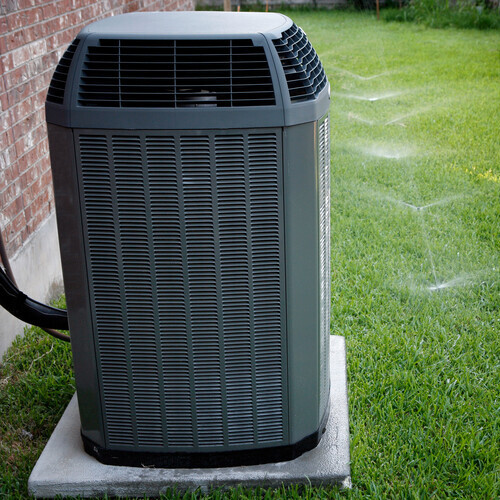 an outdoor air conditioning unit